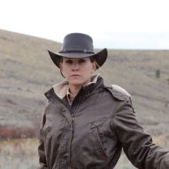 Outback Trading Co. Iron Bark Western Leather Hat -Western Cowboy Equipment Store 05862788547fcc4380089706ba42b909