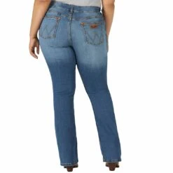 Wrangler Women's Retro Mae Mid Rise Bootcut Jeans 14 Wrangler Women's Retro Mae Mid Rise Bootcut Jeans -Western Cowboy Equipment Store 09PWZKM BB01 SWBB PRD