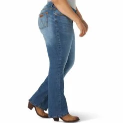 Wrangler Women's Retro Mae Mid Rise Bootcut Jeans 15 Wrangler Women's Retro Mae Mid Rise Bootcut Jeans -Western Cowboy Equipment Store 09PWZKM BS01 SWBB PRD
