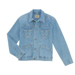 Wrangler Men's Retro Premium Unlined Jean Jacket -Western Cowboy Equipment Store 0d01245d9262a0fddc5fb307ee1be6bd
