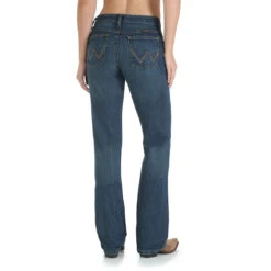 Wrangler Women's Ultimate Riding Q-Baby Mid Rise Jeans