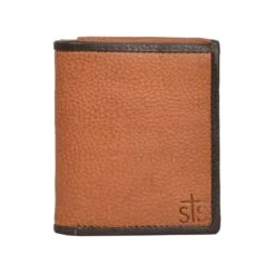 STS Ranchwear Men's Frontier Leather Bi-Fold Wallet