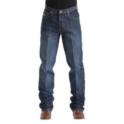 Cinch Men's Black Label Relaxed Bootcut Jeans -Western Cowboy Equipment Store 2d72e6d140460e1457622b59fc8c1249