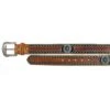 Twisted X Men's Concho Hand Tooled Leather Belt