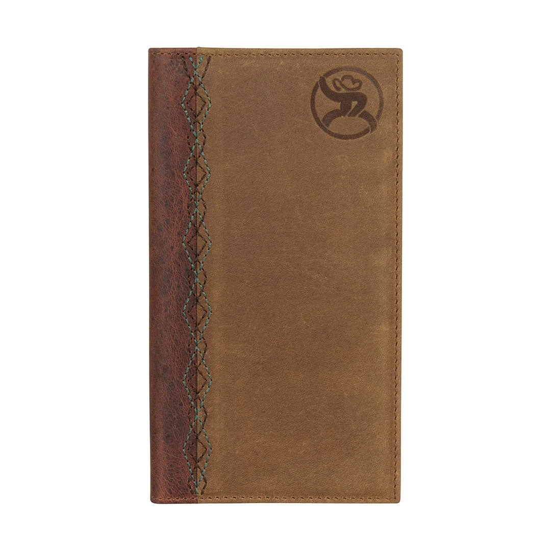 Roughy Men's Two-Tone Leather Rodeo Wallet 1 Roughy Men's Two-Tone Leather Rodeo Wallet