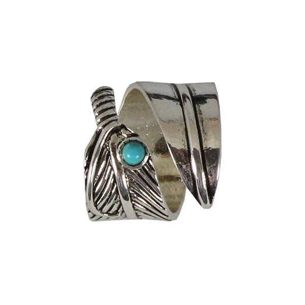 Austin Accent Women's Feather Scarf Slide 1 Austin Accent Women's Feather Scarf Slide