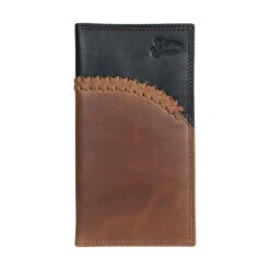 Justin Men's Braid Accent Two-Tone Rodeo Wallet