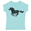 Wrangler Running Horse Green Toddlers Tee