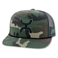 Hooey Men's Camo Mesh Back Cap