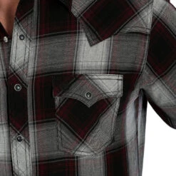Wrangler Men's Retro Premium Plaid Flannel Shirt -Western Cowboy Equipment Store 50bc20c431ad04d32dfb83b36d8a5c0c