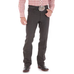 Wrangler Men's WRancher Straight Leg Dress Pant 5 Wrangler Men's WRancher Straight Leg Dress Pant -Western Cowboy Equipment Store 53bfd145f7ecf04c291db4b6fa151b18