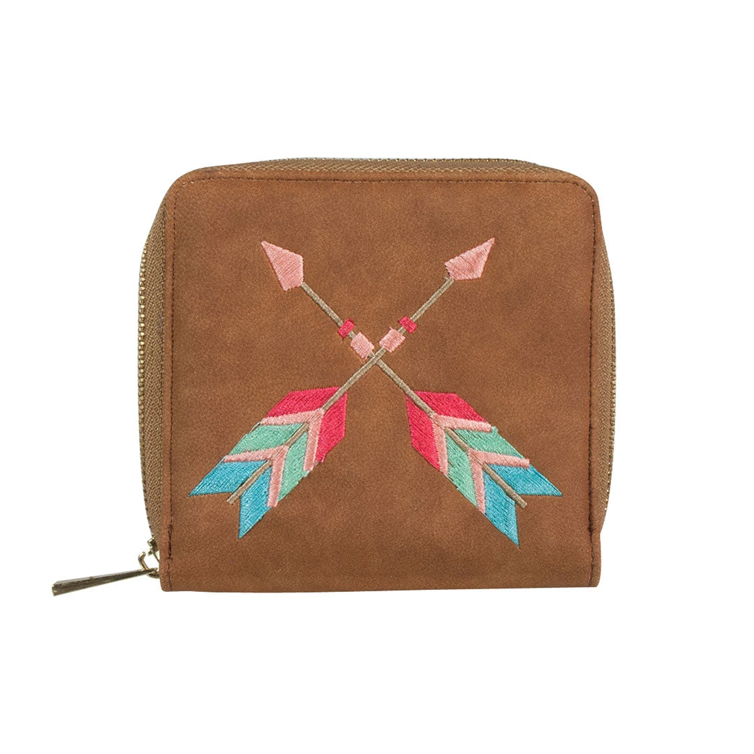 Catchfly Women's Abiquiu Embroidered Arrow Wallet 1 Catchfly Women's Abiquiu Embroidered Arrow Wallet