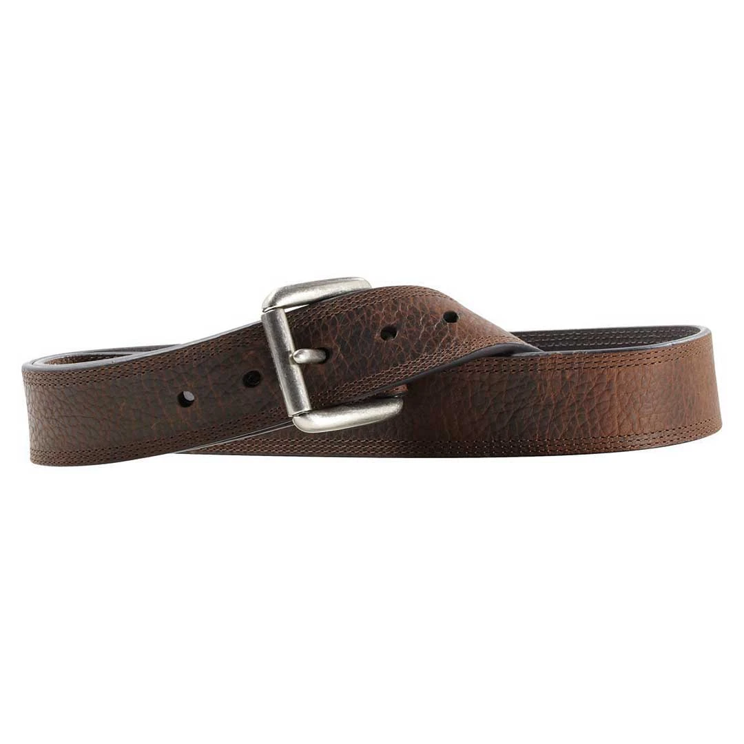 Ariat Men's Textured Triple Stitched Belt 1 Ariat Men's Textured Triple Stitched Belt
