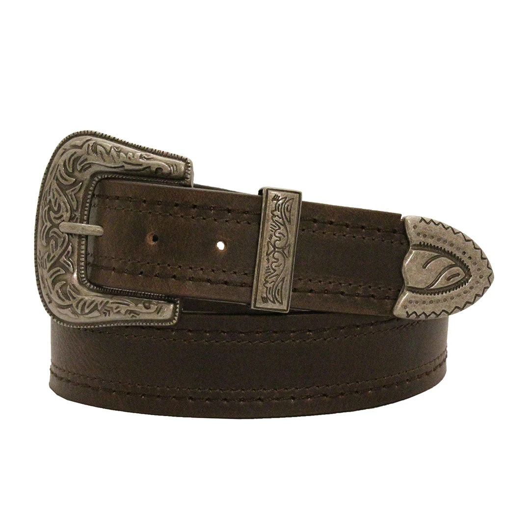 MF Leather Distressed Brown Leather Mens Belt 1 MF Leather Distressed Brown Leather Mens Belt
