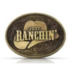 Montana Silversmiths Dale Brisby Just Ranchin' Buckle