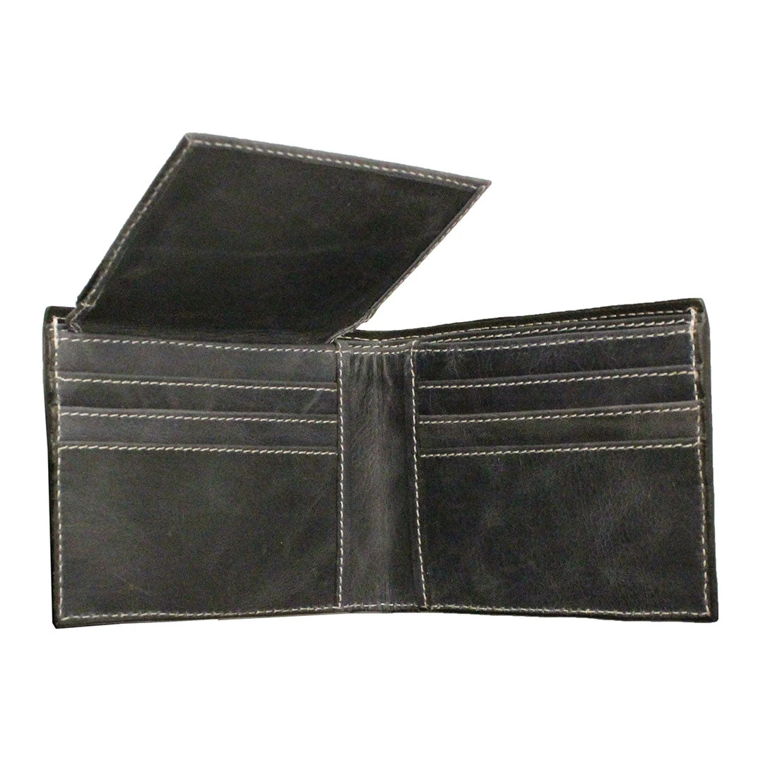 Twisted X Men's Sunburst Rough Leather Bi-Fold Wallet 3 Twisted X Men's Sunburst Rough Leather Bi-Fold Wallet - Image 3