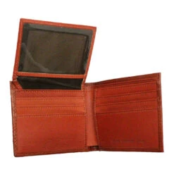 Ranger Belt Co. Men's Vine Basketweave Leather Bi-Fold Wallet -Western Cowboy Equipment Store 80f544382fa54f501da2b8713fe83d12