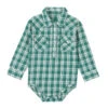 Wrangler Baby Boys' Plaid Print Onesie