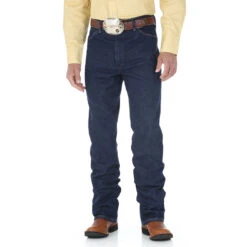Wrangler Men's Stretch Slim Fit Bootcut Jeans -Western Cowboy Equipment Store 836fd5aa34b3ca3d0bcd25e38dd12995