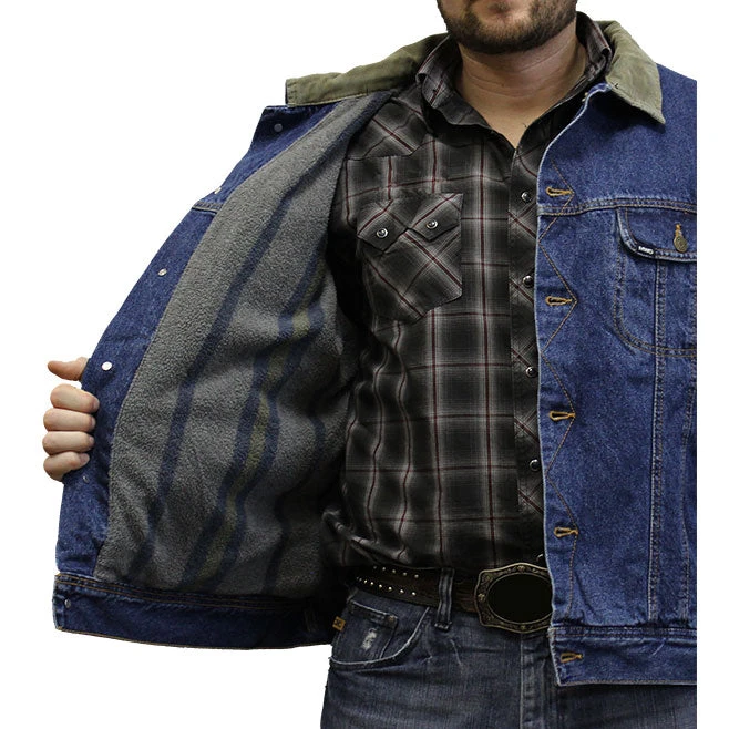 MWG Apparel Men's StormRider Lined Denim Jacket 2 MWG Apparel Men's StormRider Lined Denim Jacket - Image 2
