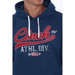 Cinch Men's Athl. Div. Logo Hoodie -Western Cowboy Equipment Store 979fe2c1d1e4f3bebfd548cd300416bb