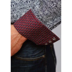 Stetson Men's Classic Victorian Print Shirt -Western Cowboy Equipment Store 9a112220ce8b1e5ae80954b59318c8b9