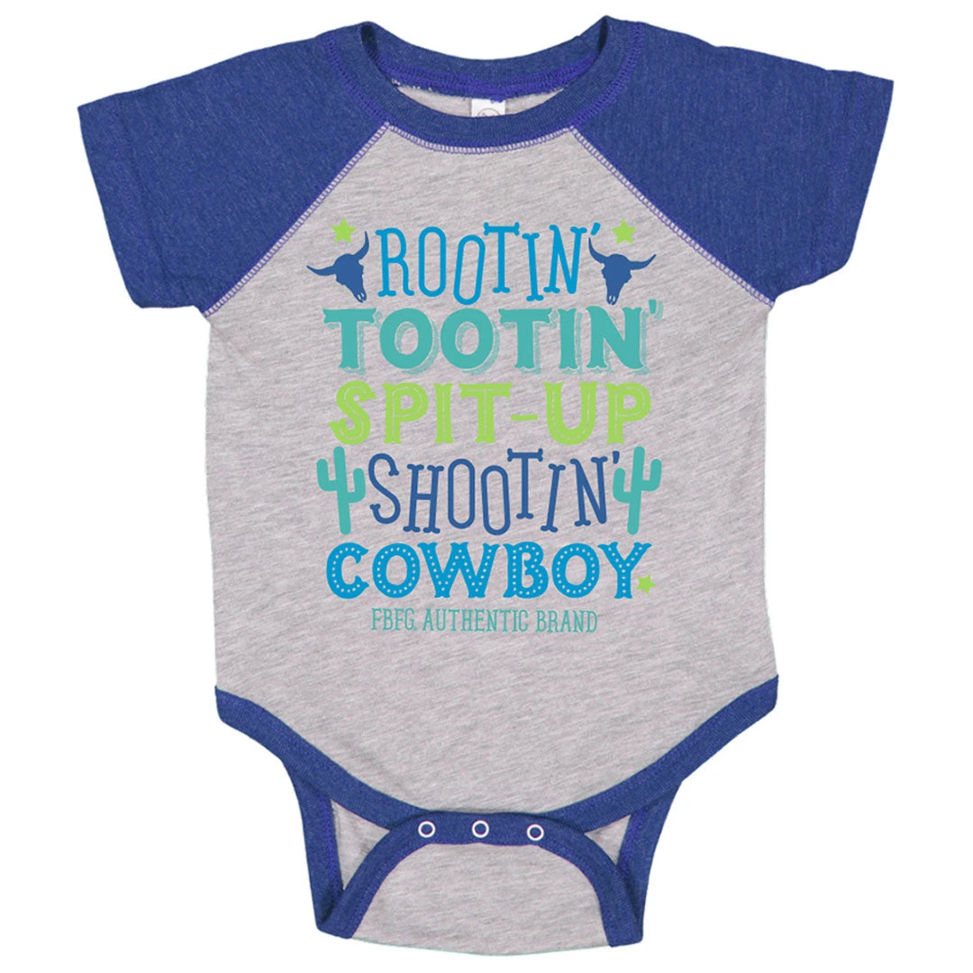 Farm Boy Baby Boys' Root Toot' Graphic Onesie 1 Farm Boy Baby Boys' Root Toot' Graphic Onesie