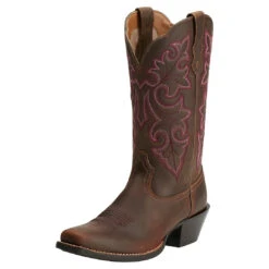 Ariat Women's Round Up Square Toe Cowgirl Boots