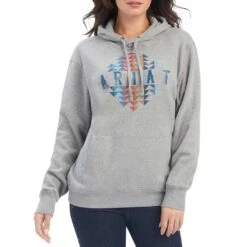 Ariat Women's REAL Beartooth Hoodie 15 Ariat Women's REAL Beartooth Hoodie -Western Cowboy Equipment Store AIL 10041632 front
