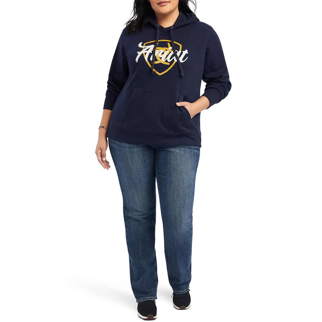 Ariat Women's REAL Shield Logo Hoodie 6 Ariat Women's REAL Shield Logo Hoodie - Image 6