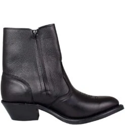 Boulet Men's Mid Length Zip Cowboy Dress Boots 9 Boulet Men's Mid Length Zip Cowboy Dress Boots -Western Cowboy Equipment Store BOU 2220 EEE 1