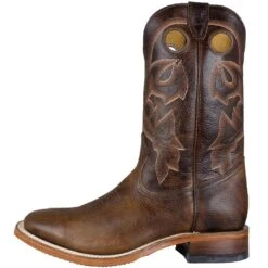 Boulet Men's Damiana Square Toe Cowboy Boots -Western Cowboy Equipment Store BOU 3024 EEE