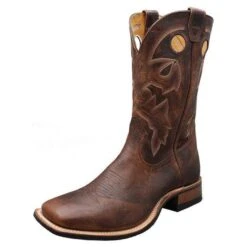Boulet Men's Damiana Square Toe Cowboy Boots