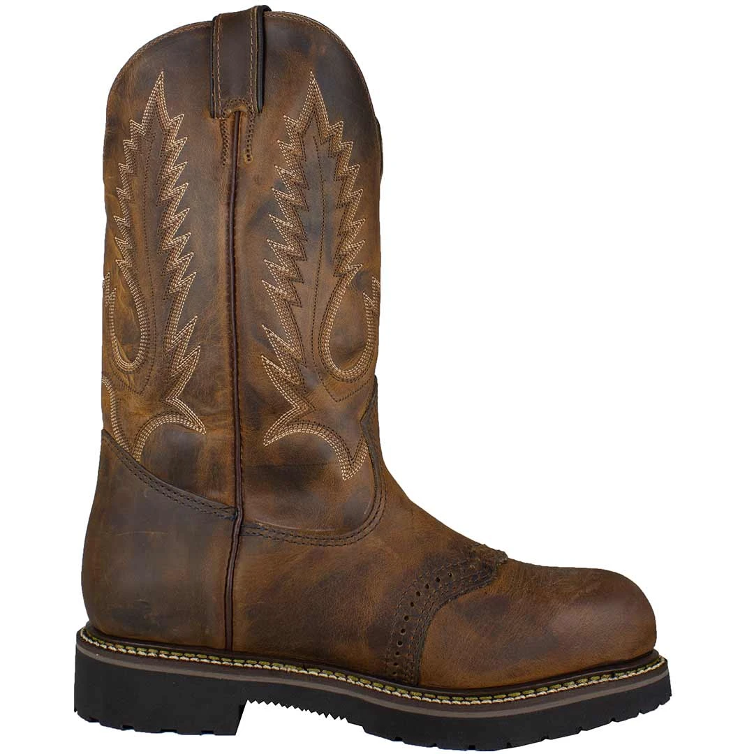 Boulet Men's CSA Steel Toe Cowboy Work Boots 4 Boulet Men's CSA Steel Toe Cowboy Work Boots - Image 4