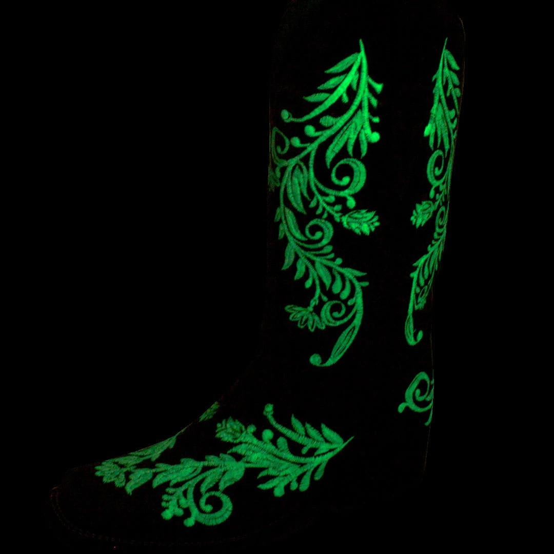 Corral Women's Glow In The Dark Square Toe Cowgirl Boots 2 Corral Women's Glow In The Dark Square Toe Cowgirl Boots - Image 2