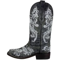 Corral Women's Glow In The Dark Square Toe Cowgirl Boots 13 Corral Women's Glow In The Dark Square Toe Cowgirl Boots -Western Cowboy Equipment Store CBC A4162 M
