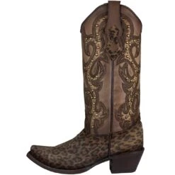 Corral Women's Leopard Snip Toe Cowgirl Boots 11 Corral Women's Leopard Snip Toe Cowgirl Boots -Western Cowboy Equipment Store CBC C3777 M
