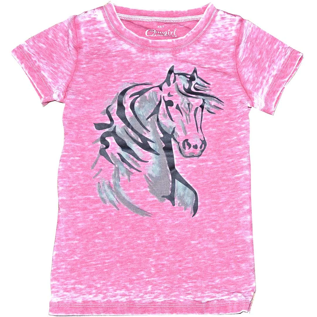 Cowgirl Hardware Toddler Girls' Horse Graphic T-Shirt 2 Cowgirl Hardware Toddler Girls' Horse Graphic T-Shirt - Image 2