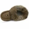 Lammle's Women's Fur Trim Moccasins