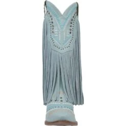 Dingo Women's Gypsy Leather Cowgirl Boots -Western Cowboy Equipment Store DNP DI737 Blue 5