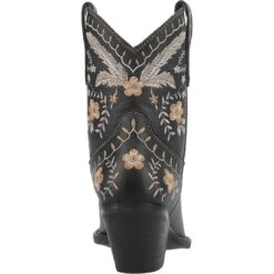 Dingo Women's Primrose Leather Cowgirl Boots -Western Cowboy Equipment Store DNP DI748 Black 4