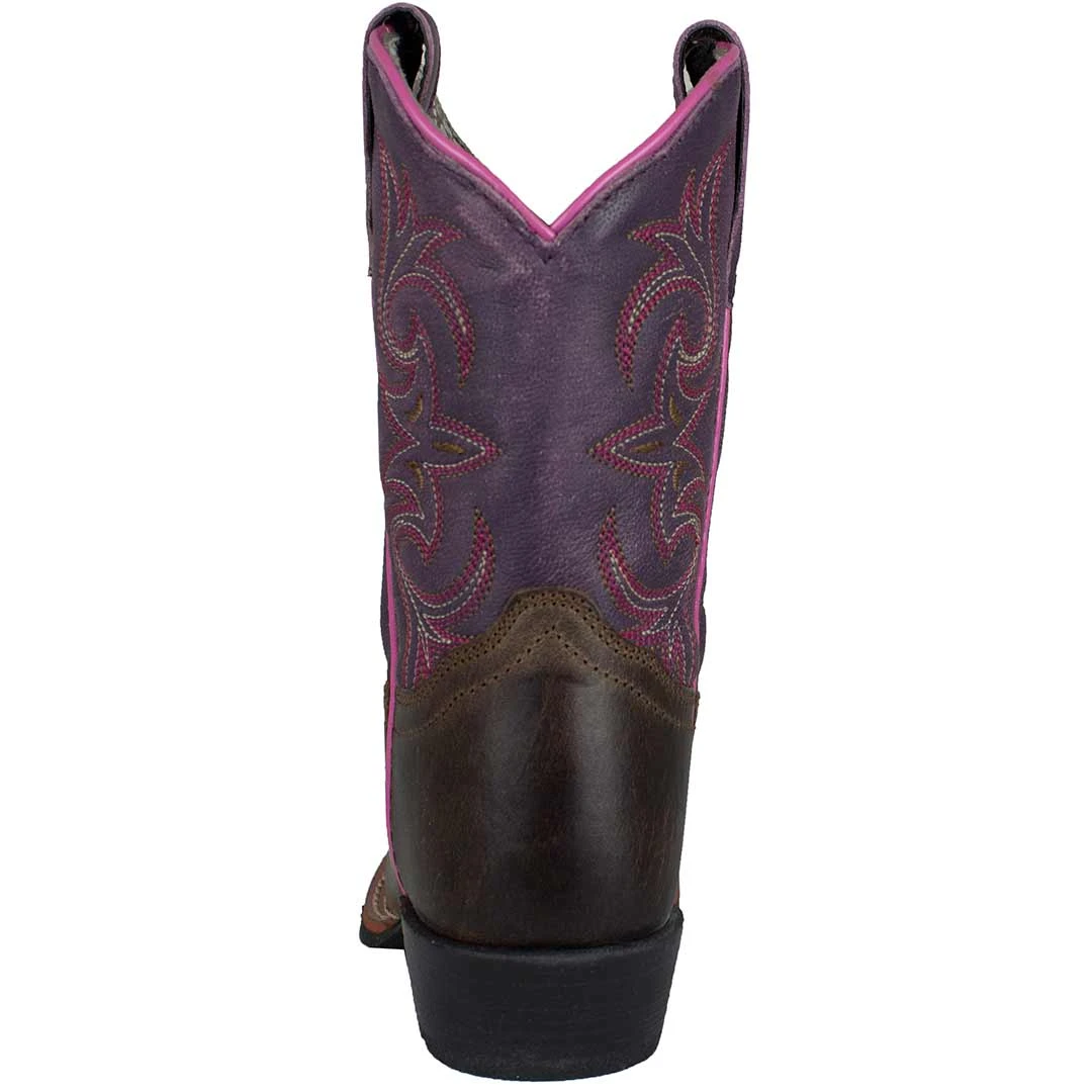 Dan Post Girls' Majesty Square Toe Cowgirl Boots 5 Dan Post Girls' Majesty Square Toe Cowgirl Boots - Image 5