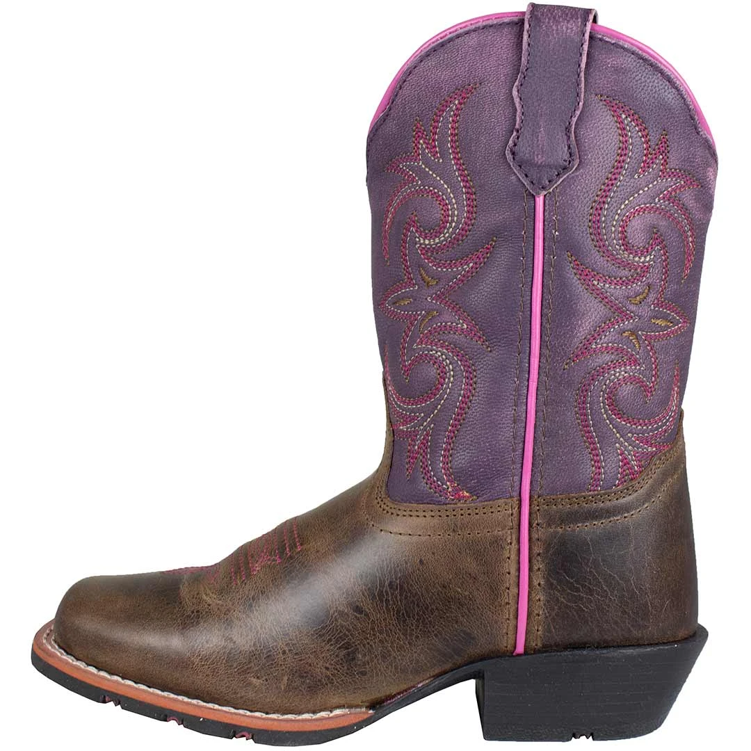 Dan Post Girls' Majesty Square Toe Cowgirl Boots 3 Dan Post Girls' Majesty Square Toe Cowgirl Boots - Image 3
