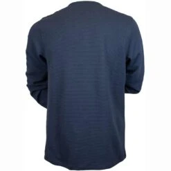 Hedge Men's Ribbed Knit Henley T-Shirt -Western Cowboy Equipment Store GRY 73MT130 NV 2