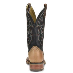 Double-H Men's Grissom Square Toe Cowboy Boots -Western Cowboy Equipment Store HHB DH4644 BK