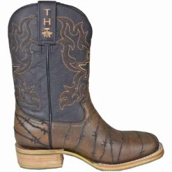 Tin Haul Men's Longhorn Lights Out Cowboy Boots -Western Cowboy Equipment Store KAR 1420077393EE 4