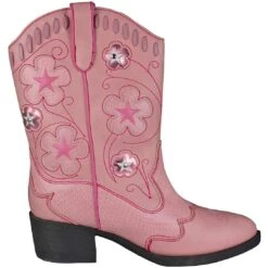 Roper Girls' Flashy Round Toe Cowgirl Boots -Western Cowboy Equipment Store KAR 1812011202 1