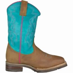 Roper Youth Girls' Turquoise Shaft Cowgirl Boots -Western Cowboy Equipment Store KAR 91199991073 1