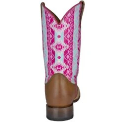 Roper Youth Girls' Aztec Shaft Cowgirl Boots -Western Cowboy Equipment Store KAR 91199991114 2