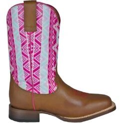 Roper Youth Girls' Aztec Shaft Cowgirl Boots -Western Cowboy Equipment Store KAR 91199991114 3